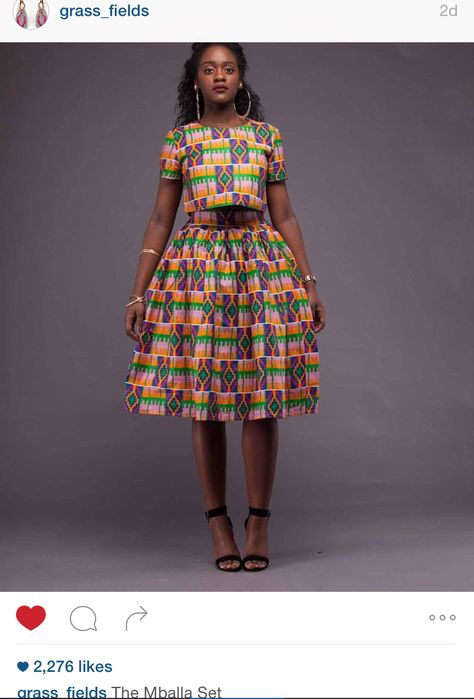 . Ankara Styles For Teenage Girl, Kente Fashion, Modesty Dress, African Chic, Style Africain, Ankara Dress Styles, African Styles, Kente Styles, African Dresses Modern