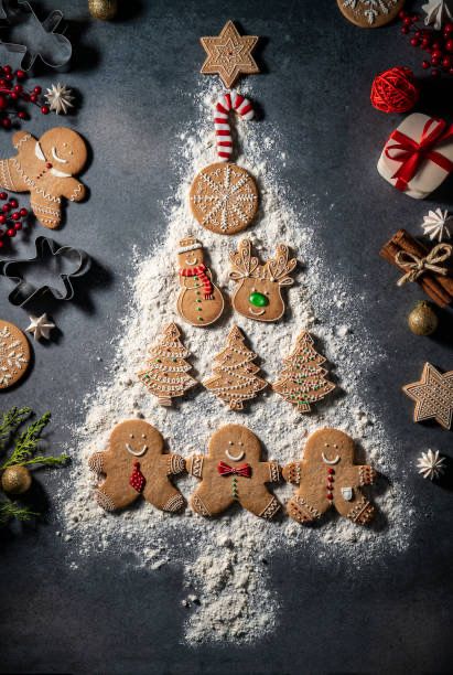 Christmas Food Photography Photo Ideas, Cookies Shop, Christmas Food Photography, Christmas Food Ideas, Christmas Tree Food, Gingerbread Cookies Decorated, Food Art Photography, Merry Christmas Pictures, Holiday Photoshoot