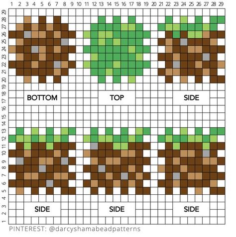 Minecraft 3D Block Pattern #3D #block #cube #minecraft #hamabeads #hamabeadpattern #perler #perlerbeads #pyssla #pixel #pixelart #pattern #crossstitch #fusebeads Minecraft Beads, Hamma Beads Ideas, Pixel Beads, Pearl Beads Pattern, Easy Perler Beads Ideas, Hama Beads Minecraft, 3d Perler Bead, Art Perle, Hama Beads Design