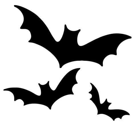 Pumpkin Carving Bat, Bat Clip Art, Bat Stencil, Bat Outline, Bat Vector, Moldes Halloween, Fiesta Halloween, Halloween Cricut, Bat Silhouette