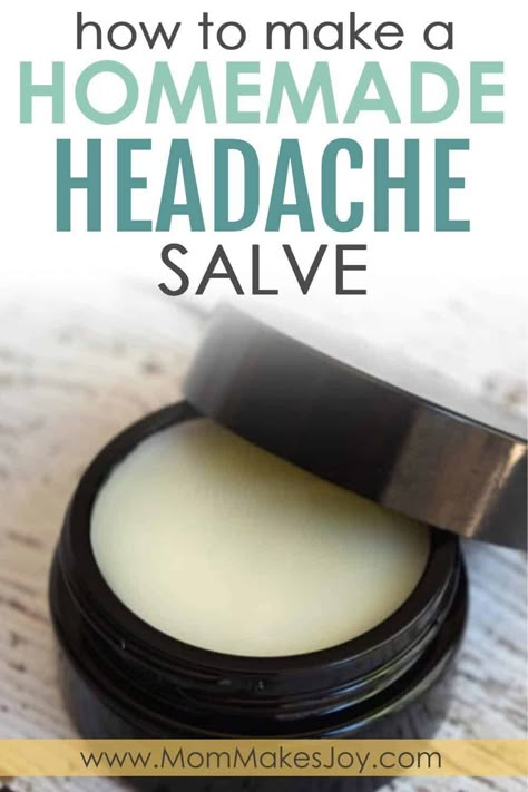 How To Make Your Own Headache Salve Headache Balm Recipe, Homemade Headache Remedies, How To Make Salves And Balms, Ouroboros Alchemy, Healing Balm Recipe, Headache Salve, Homemade Salve Recipes, Menthol Rub, Balms And Salves