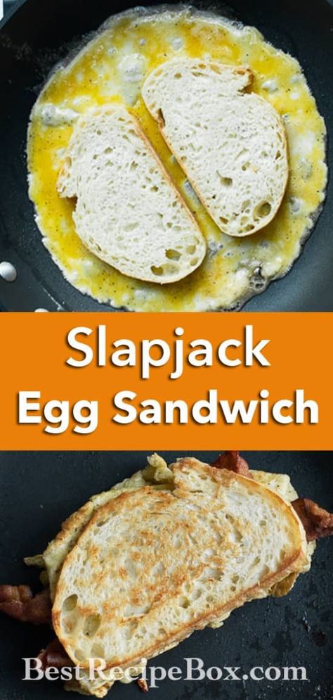 Easy Egg Sandwich, Bacon And Egg Sandwich, Recipe With Cheese, Diet Salad Recipes, Recipe With Bacon, Egg Sandwich Recipe, Fried Egg Sandwich, Egg Skillet, Egg And Cheese Sandwich