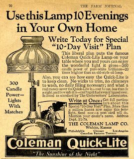 Vintage Coleman Lanterns: Collecting Old Coleman Lanterns & Lamps Coleman Camping, Vintage Coleman, Coleman Lantern, Candle Power, House Lamp, Gas Lanterns, Lantern Lamp, Vintage Ads, Keep It Cleaner