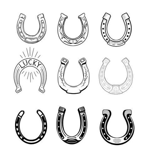 13 Horseshoe Tattoo, Horseback Riding Tattoos, Horse Patchwork Tattoo, Horseshoe And Cactus Tattoo, Unlucky Horseshoe Tattoo, Horseshoe Flash Tattoo, Horse Shoe Line Art, Horse Shoe Flowers Tattoo, Horse Shoe Meaning