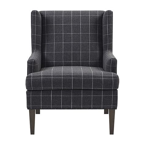 Martha Stewart Decker Armchair, Color: Charcoal - JCPenney Accent Chair Set, Woven Wood, Modern Accent Chair, Accent Arm Chairs, Upholstered Seating, Extra Seating, Occasional Chairs, Accent Chair, Martha Stewart