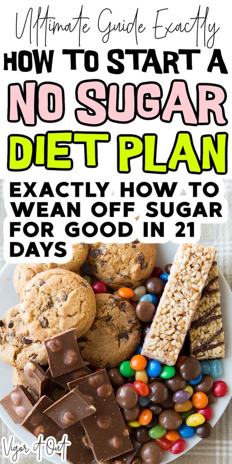 Sugar Free Diet Plan 21 Days, No Sugar Diet For Beginners, No Added Sugar Diet, No Sugar Diet Plan, Sugar Free Diet Plan, Sugar Diet Plan, No Sugar Challenge, Sugar Detox Plan, Sugar Free Breakfast