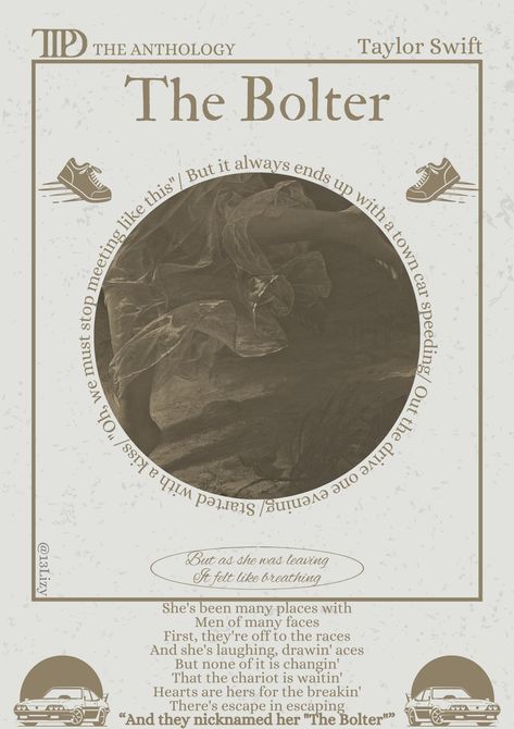 The Bolter- Taylor Swift- TTPD- the tortured poets department- poster- music poster- room poster The Bolter Taylor Swift Lyrics, Taylor Swift The Bolter, Tortured Poets Department Poster, The Bolter Lyrics, Tortured Poets Department Tattoo, The Bolter Aesthetic, The Bolter Taylor Swift, Taylor Swift Song Posters, The Bolter