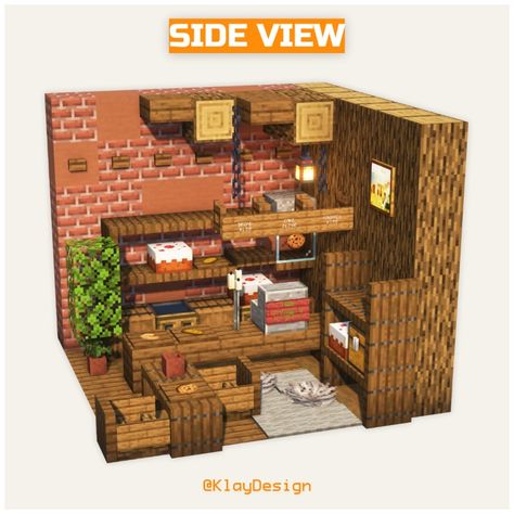 BAKERY INTERIORS 🥖🍞🧑‍🍳 Here’s an interior concept of a small bakery! Rate it 1-10!! 🫢😆 Hope you enjoyed it! ——————————————— ⁃ 🪴 Follow @klay.design_mc for more! ⁃ 💬 Lemme know your thoughts! ⁃ 🙌 Complementary Shaders ⁃ 🍳 Repost with credits only! ——————————————— #minecraft #minecraftbuild #minecraftideas #minecrafthouse #minecraftbakery #minecraftvillage #minecrafter #minecraftdaily #minecraftdesign #minecraftbuilds #minecraftcake Small Bakery Minecraft, Minecraft Small Cafe, Cake Shop Minecraft, Minecraft Conversation Pit, Minecraft Cake Shop, Minecraft Fast Food, Minecraft Grocery Store Interior, Minecraft Office Interior, Minecraft Small Decorations