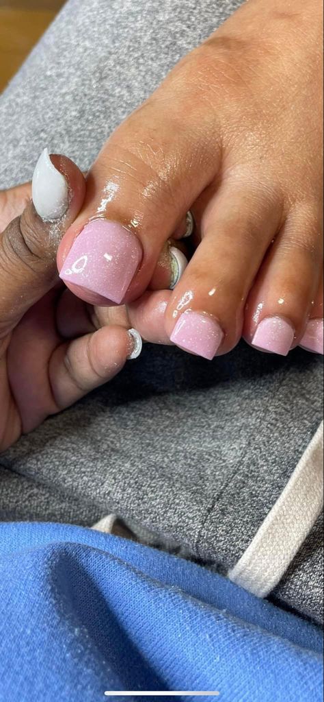 Pink Glitter Nails Acrylic Sparkle, Acrylic Toes Pink, Glitter Toe Nails, Pink Toe Nails, Glitter Nails Acrylic, Acrylic Toes, Pink Glitter Nails, Pink Toes, Cuticle Care