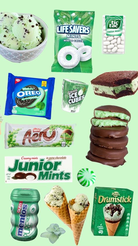 I <3 mint #mint #chocolate #mintchip Ice Breakers Candy, Mint Aesthetic, Junior Mints, Mint Candy, Fresh Mint, Mint Chocolate, Life Savers, Oreo, Gum