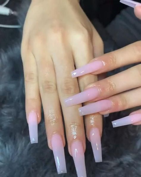 Long French Coffin Acrylic Nails, Foggy Pink Nails, Matte Square Nails Long, Simple Glam Acrylic Nails, Natural Acyrilics Nails Coffin, Simple Long Acrylic Nails Coffin One Color, Soft Color Nails Acrylic, Professional Long Nails For Work, Acrylic Colors Nails