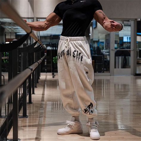 Top On Sale Product Recommendations!;Autumn Spring New Brand Mens Gym Joggers Cotton Pants Streetwear Sweatpants Sport Leggings Trousers Fitness Bodybuilding Bottoms;Original price: PKR 5003.18;Now price: PKR 4635.67;Click&Buy: https://s.click.aliexpress.com/e/_oDCHFBK Streetwear Sweatpants, Gym Joggers, Running Trousers, Mens Gym, Outfit Gym, Cotton Casual Pants, Gym Outfit Men, Pants Streetwear, Gym Pants