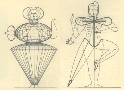 Oskar Schlemmer: The Triadic Ballet | people are dancing here. Bauhaus Illustration, Triadic Ballet, Art Deco Photography, Oskar Schlemmer, Ballet Posters, Principles Of Design, Art Brut, Graphic Design Services, Pics Art