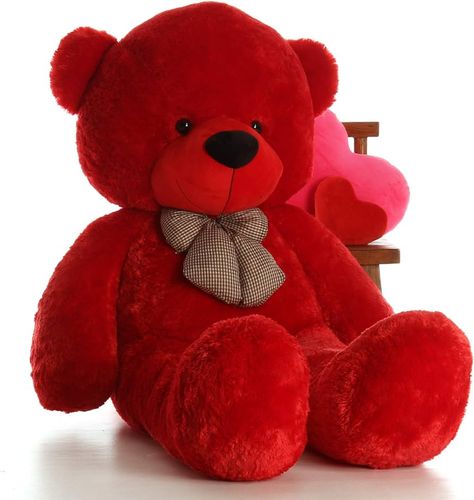 Amazon.com: Giant Teddy Brand 6 Foot Life Size Ruby Red Big Plush Teddy Bear Bitsy Cuddles : Toys & Games Teddy Bears, Red Teddy Bear, Bear Bed, Teddy Bear Quotes, Giant Teddy, Big Teddy Bear, Wallpaper Photo Gallery, Big Plush, Teddy Bear Images