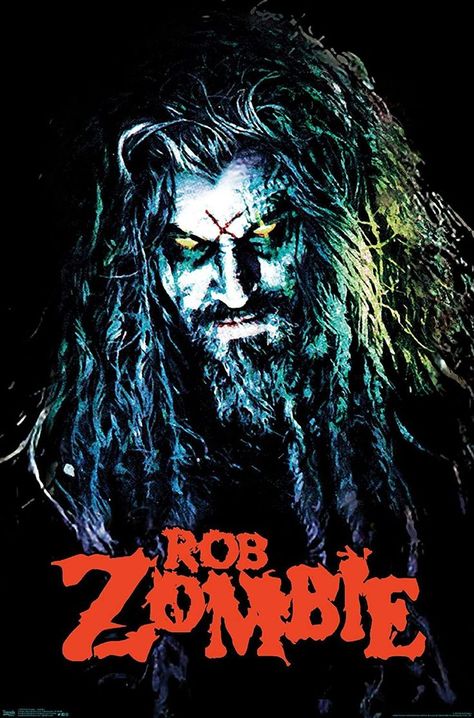 Trends International Rob Zombie-Hellbilly Wall Poster, 22.375" x 34", Premium Unframed Version Rob Zombie Art, Scarface Poster, Muzică Rock, Arte Heavy Metal, Arte Zombie, White Zombie, Zombie Art, Wall Poster Prints, Evil Dead