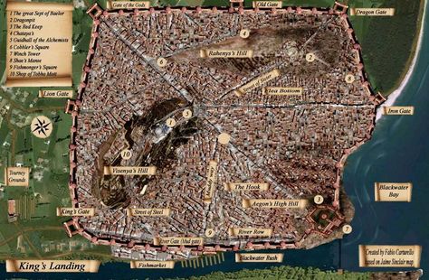 Kings landing layout King's Landing Map, Westeros Game Of Thrones, Fictional Places, Game Of Thrones Westeros, Game Of Thrones King, Kings Landing, King's Landing, Cersei Lannister, Fantasy City