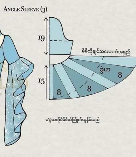 Pola Kupluk, Projek Menjahit, Clothing Pattern Design, Sewing Sleeves, Easy Dress Sewing Patterns, Sewing Easy Diy, Butterfly Ornaments, Sewing Tutorials Clothes, Fashion Design Patterns