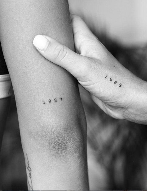 Small Words Tattoo, Word Tattoo Ideas, Date Tattoos, Word Tattoo, Number Tattoos, Writing Tattoos, Petite Tattoos, Red Tattoos, Classy Tattoos