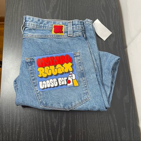 Empyre Loose Fit Sk8 Blake Jeans Size 30 and 32 available NWT Quince Gifts, Empyre Pants, Empyre Jeans, Skateboard Aesthetic, Y2k Pants, Old Outfits, Y2k Jeans, Skate Style, Fire Fits