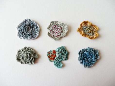 Embroidery Thread Crochet, Free Style Crochet, Sculptures Sur Fil, Creative Textiles, Cabinet Of Curiosities, Crochet Embroidery, Freeform Crochet, Art Textile, Crochet Art