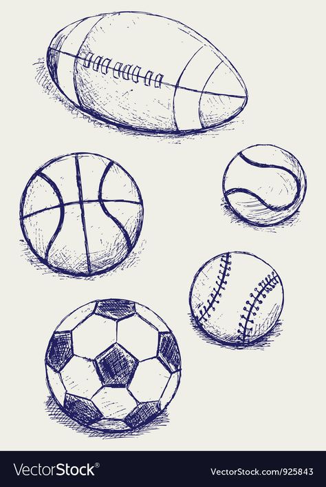 Soccer Ball Drawing, Sports Vector, Rugby Balls, Sports Drawings, Genius Hour, Sketching Tips, Zodiac Signs Chart, Ball Drawing, E.t Art