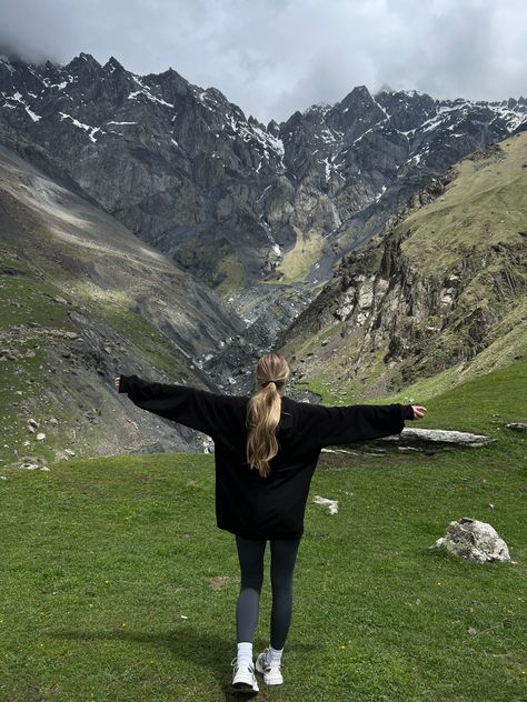 Hiking, A Woman, Green