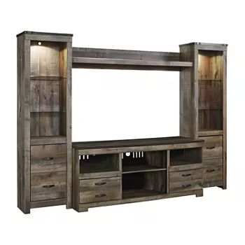 Fireplace Stand, Oak Entertainment Center, Wall Units With Fireplace, Electric Fireplace Entertainment Center, White Electric Fireplace, Modern Electric Fireplace, Electric Fireplace Wall, Fireplace Furniture, Fireplace Pictures