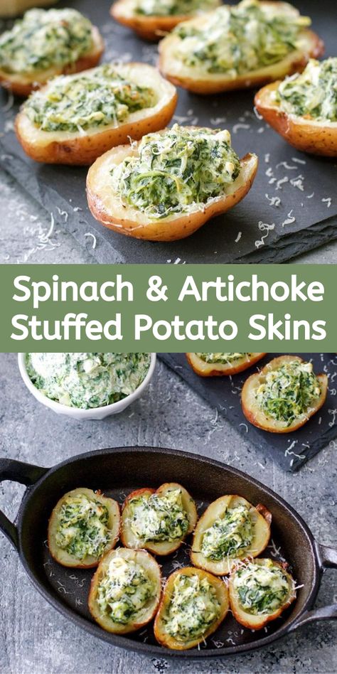 Vegetarian Potato Skins, Stuff Potatoes, Stuffed Potato Skins, Planning 2024, Grilled Dinner Recipes, Artichoke Stuffed, Easy Biscuit, Stuffed Potato, Stuffed Potatoes