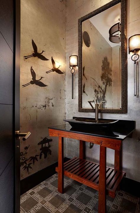 Asian bathroom design: 40 Inspirational ideas to soak up Asian Bathroom, Asian Bedroom, Asian Interior Design, Chinese Interior, Asian Interior, Bad Inspiration, Asian Homes, Asian Home Decor, Asian Design