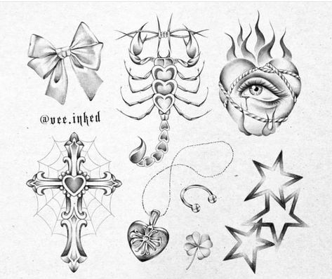 Small Pretty Tattoos, Doodle Tattoo, Cute Tiny Tattoos, Tattoo Style Drawings, Tattoo Portfolio, Tattoo Art Drawings, Tattoo Flash Art, Dream Tattoos, Black Ink Tattoos