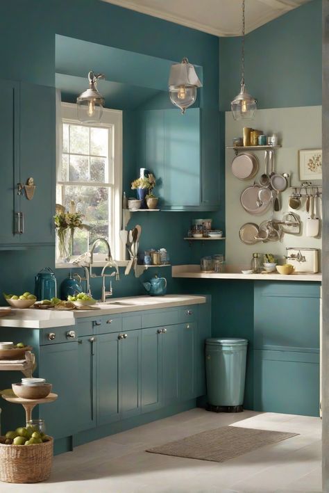 Kitchen interior design, Interior home decorating, Wall paint color matcher, Space planning design Off White Cabinets, Paint For Kitchen Walls, Kitchen Words, Kitchen Wall Colors, Butcher Block Countertops, Kitchen Cabinet Colors, Cabinet Colors, Dining Room Walls, Flooring Options