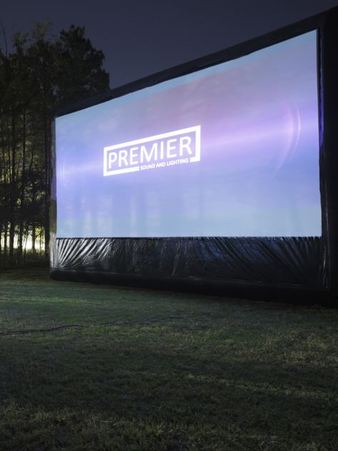 Premier Sound and Lighting, Houston, TX, Event Rentals, Outdoor Inflatable Screen, Movie Screen, Outdoor Movie Outdoor Movie Event, Doors Movie, Inflatable Movie Screen, Laundry Stripping, Outdoor Movie Screen, One Good Thing By Jillee, Outdoor Theater, Outdoor Inflatables, Sweat Stains