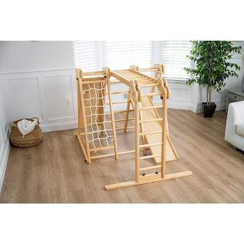 Playgrounds Ideas, Wooden Playground Equipment, Style For Children, Indoor Jungle Gym, Wall Ladder, Indoor Play Equipment, Wooden Playground, Playground Structures, Slide Rock