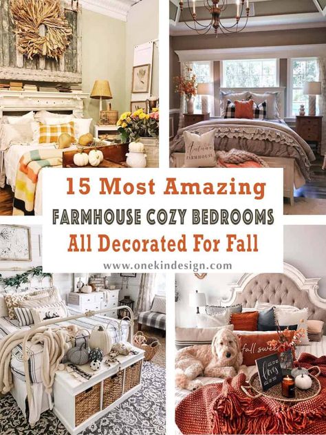 Fall Bedding Bedrooms, Cozy Farmhouse Bedroom Ideas, White Ruffle Bedding, Fall Bedding Sets, Farmhouse Cozy, Cozy Farmhouse Bedroom, Farmhouse Bedding Sets, Farmhouse Bedrooms, Farmhouse Bedroom Ideas