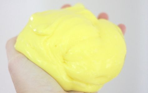 How To Make Butter Slime Without Clay | Little Bins for Little hands Diy Butter Slime Recipe, Easy Butter Slime Recipe, Butter Slime Recipe Without Clay, Easy Butter Slime Recipe Without Clay, Butter Slime Without Clay, How To Make Fluffy Slime Without Shaving Cream, Butter Slime Recipe, Easy Butter, Slime For Kids