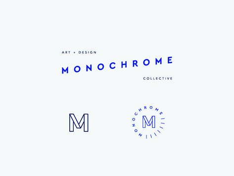 Monochrome Brand Identity, Monochrome Branding, Futuristic Minimalism, Collective Logo, Brand Theme, New Orleans Hotels, Identity Design Inspiration, Type Treatments, Visual Identity Design