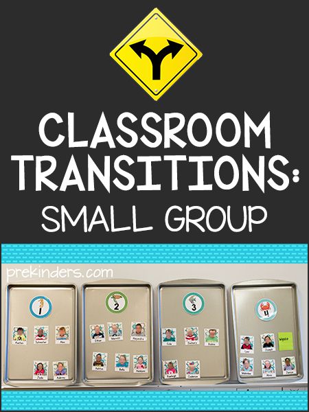 Making transitions from one activity to another in the classroom often takes some trial and error. Transitions are an important part of our Transition Visuals Preschool, Pre K Small Group Organization, Small Preschool Classroom, High Scope Small Group Activities, Transitional Kindergarten Classroom, Classroom Transitions, Preschool Transitions, Classroom Management Preschool, Preschool Organization