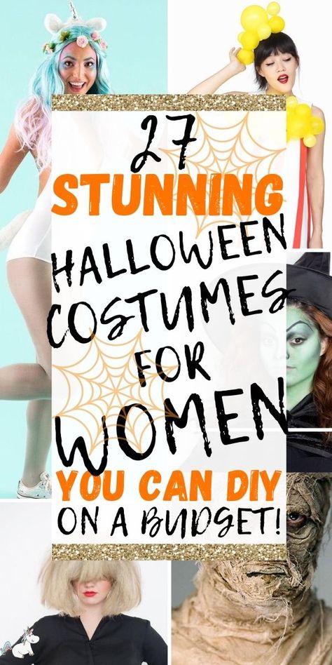 27 Stunning Halloween Costumes For Women That You Can DIY on a Budget! Looking for an easy Halloween costume that is unique and creative? Look no further than these genius Halloween costumes for women! #halloween #costumes #halloweenpartycostumes Fall Kids Party, Quick Halloween Costumes Last Minute, Quick Halloween Costumes Last Minute Men, Halloween Costumes Last Minute, Costumes Last Minute, Costumes For Work, Quick Halloween Costumes, Halloween Costumes For Work, Halloween Costumes For Women