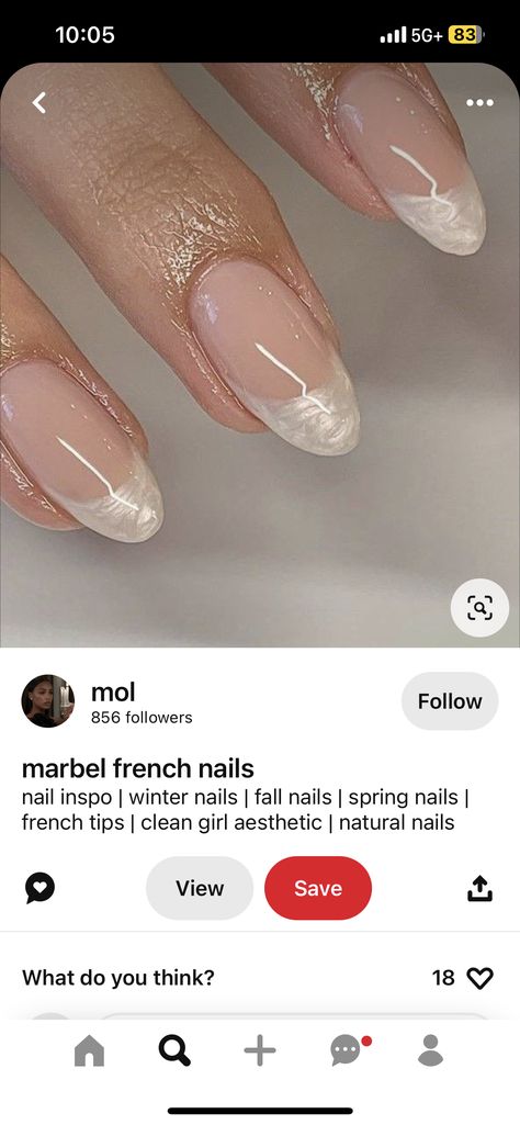 Mother Of Pearl Nails, Pearl Nails, Mother Of Pearl, Nails, Beauty