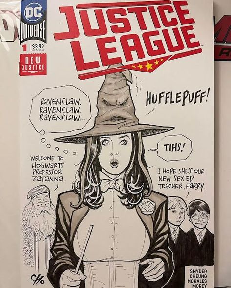 Comic Drawing Styles, Sky Writing, Dc Funny, Zatanna Dc Comics, Sketch Cover, Frank Cho, Welcome To Hogwarts, Best Comic Books, Comic Book Artwork