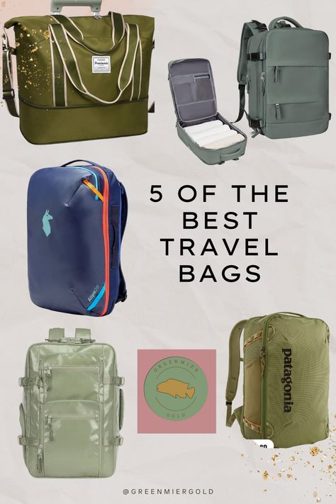 Here are some travel must haves for upcoming bucket list summer fun. Five choices for carry-on bag that will fit under your seat. Something that will carry everything for your summer travel. Carry On Only Travel, Under Seat Carry On Bag, Patagonia Backpack, Best Carry On Bag, Travel Must Haves, Summer Bucket Lists, Air Travel, What To Pack, One Bag