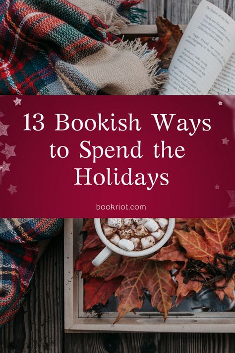 Bookish Ways to Spend the Holidays how to | bookish how to | holiday season Bookish Activities, Bookish Holidays, Bookish Lifestyle, Wine Library, Christmas Library, Christmas Bookshelf, Bookish Christmas, Cozy Life, Reading Tips