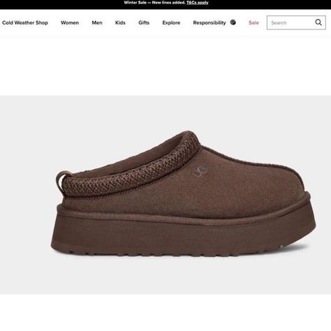 UGG Tazz Platform Chocolate Brown Dark Brown Uggs, Ugg Tazz Platform, Ugg Coquette Slippers, Brown Uggs, Ugg Coquette, Ugg Tazz, Ugg Scuffette, Ugg Dakota, Chestnut Uggs