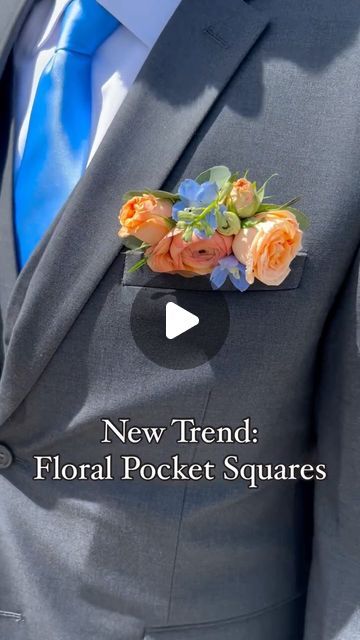 Flower Pocket Square Wedding, Flower Pocket Square, Flower Pocket, Pocket Square Wedding, Wedding Boutonniere, Floral Pocket, Boutonniere Wedding, Wedding Diy, Pocket Squares