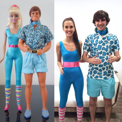 Ken Ans Barbie Halloween Costume, Barbie And Ken Dress Up Party, Beach Barbie And Ken Costume, Barbie And Ken Inspired Outfits, Ken Barbie Outfit Ideas, Ken Inspired Outfits For Men Barbie, Workout Barbie And Ken Costume, Ken Outfits For Men, Barbie Ken Outfit Ideas