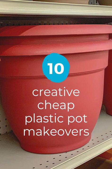 Cheap Flower Pots, Terra Cotta Pot Crafts Diy, Pot Diy, Plant Pot Diy, Planting Pots, Terra Cotta Pot Crafts, Painted Pots Diy, Pots Diy, Plastic Plant Pots