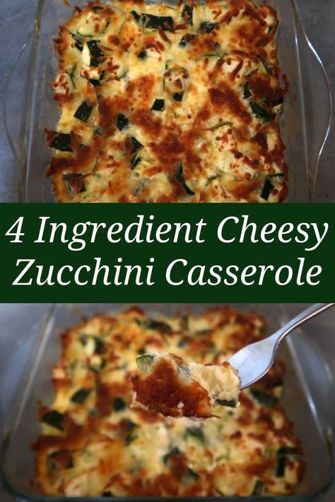 Cheesy Zucchini Casserole Recipe – Easy Courgette Au Gratin or Cheese Bake with only 4 ingredients – Low Carb & Keto Friendly Dinner or Side Dish Idea – with the video. Zucchini Main Dish Recipes, Courgette Bake, Cheesy Zucchini Casserole, Zucchini Dinner Recipes, Best Zucchini Recipes, Zucchini Recipes Dessert, Zucchini Casserole Recipes, Zucchini Side Dishes, Easy Zucchini Recipes