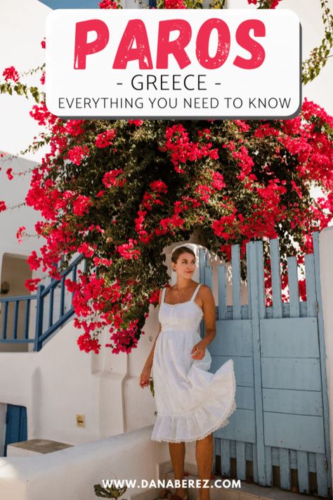 Greek Itinerary, Naoussa Paros, Millennial Fashion, Greece Destinations, Greek Vacation, Summer Travel Destinations, Paros Greece, Greece Photography, Budget Friendly Travel