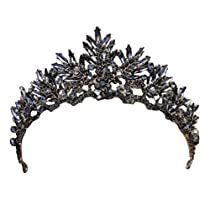 Check this out at Amazon Gothic Hair Accessories, Baroque Crown, Black Tiara, Crystal Crown Wedding, Vintage Tiara, Crown For Women, Bridal Headdress, Beautiful Hair Accessories, Black Bridal