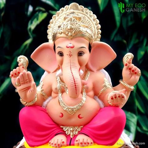 Ganpati Bappa Idol For Home, Ganpati Bappa Idol, Cute Ganpati Murti, Clay Ganpati Murti, Ganpati Murti For Home, Homemade Ganpati Murti, Ganpati Bappa Murti For Home, Shadu Mati Ganpati Murti, Ganpati Idol At Home